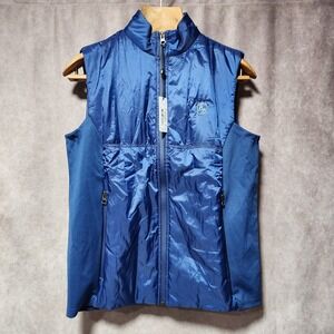 men's TURTLESON Taft Full-zip Golf Vest Navy Blue Size M lightweight Performance